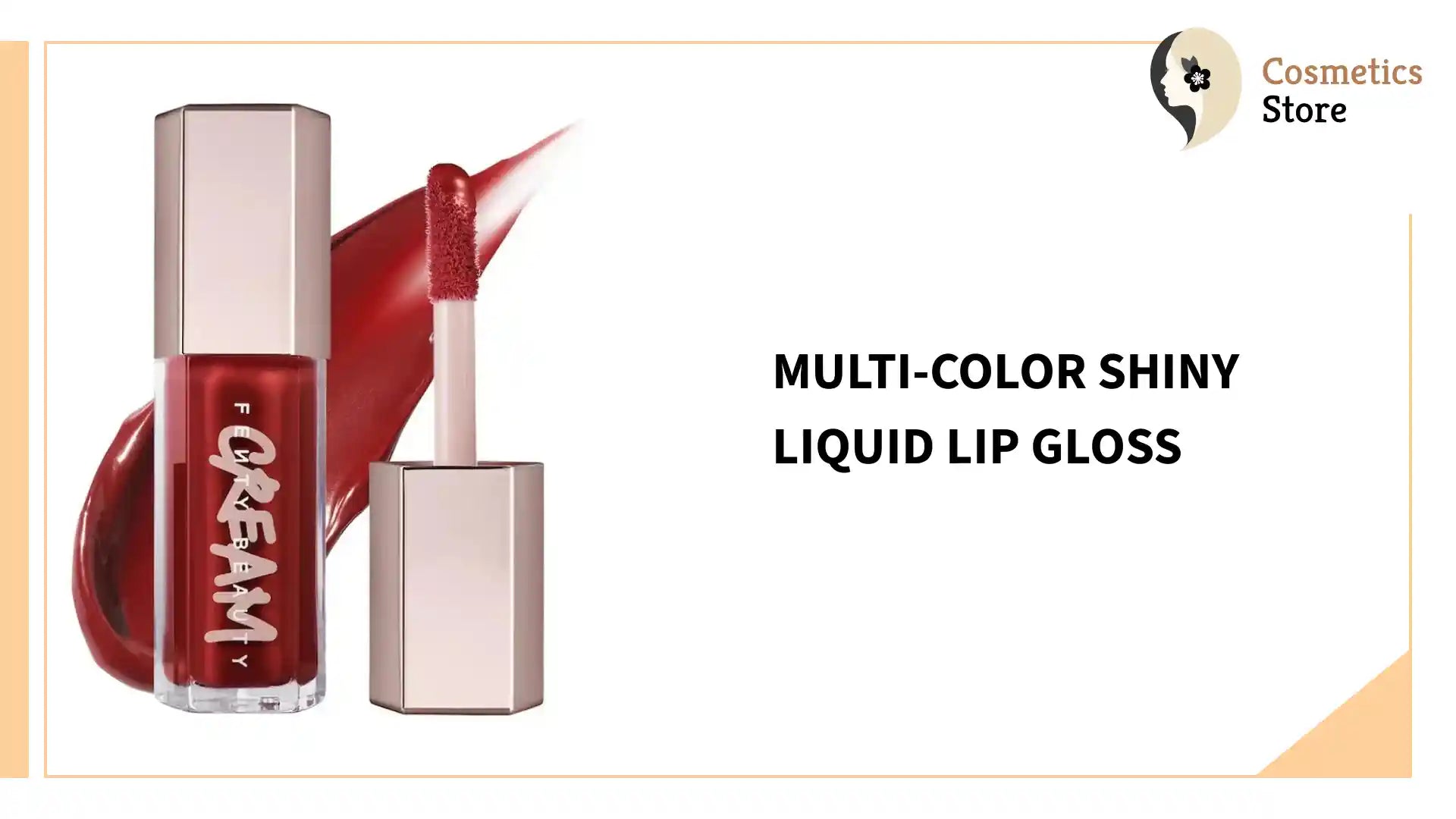 Multi-Color Shiny Liquid Lip Gloss by@Outfy